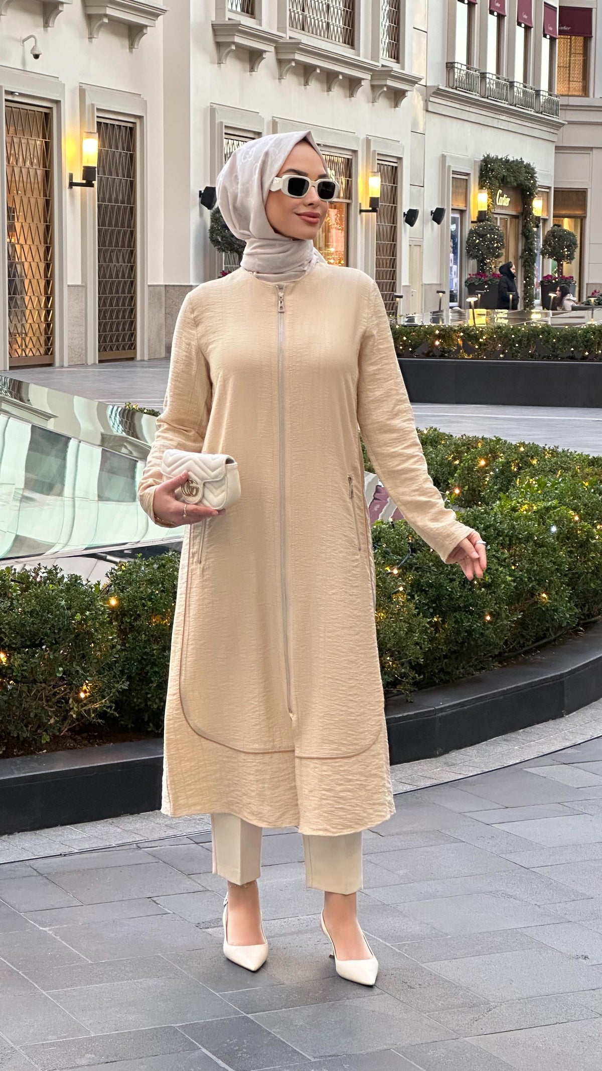 Mahza 7638 İlkbahar Yaz 120 cm Fermuarlı Kap